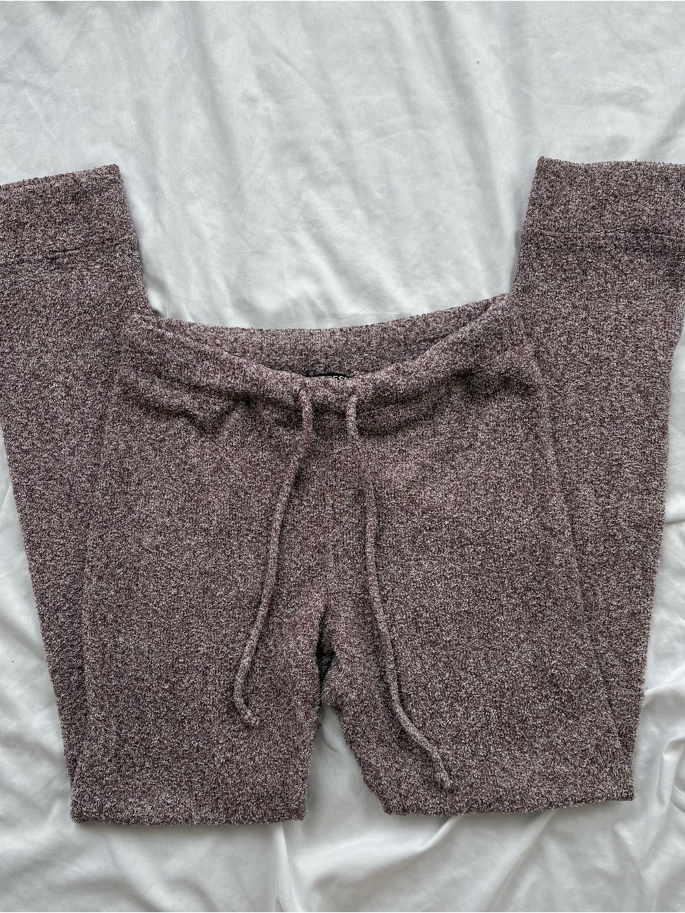 Express Cozy Knit Leggings XS Purple Heather High Rise